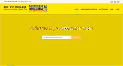 Desktop Screenshot of alu-pvcstolarija.com