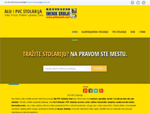 Tablet Screenshot of alu-pvcstolarija.com